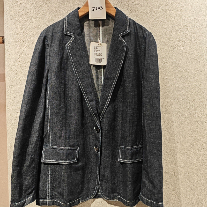 【子溪说衣】2203-2204第七组套装复古风宽松百搭长袖牛仔套装