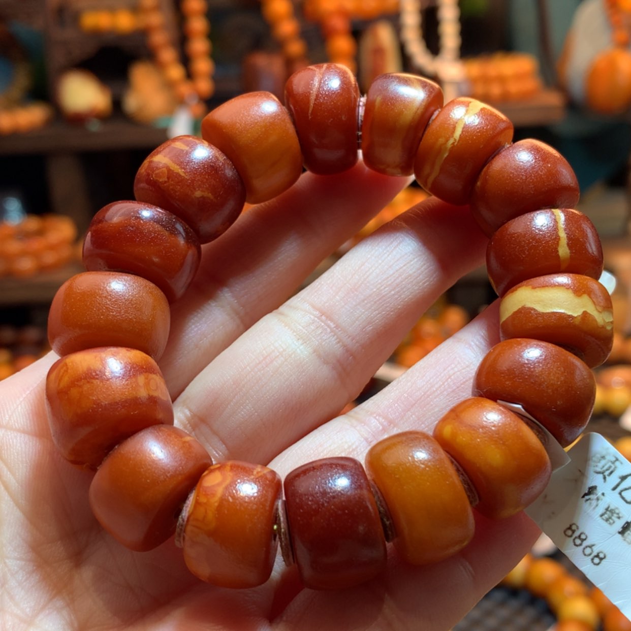 【闪购商品】手串蜜蜡未镶嵌蜜蜡手串