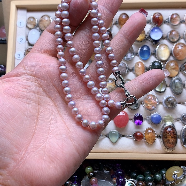 水晶水晶项链未镶嵌这****宝