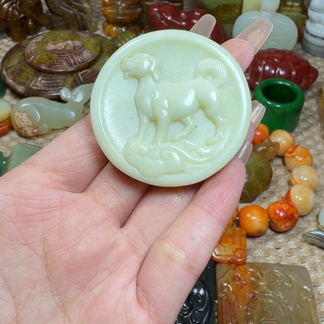 吊坠白玉菩提挂件