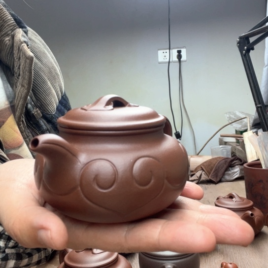 茶壶紫砂L*Y泥料红皮龙