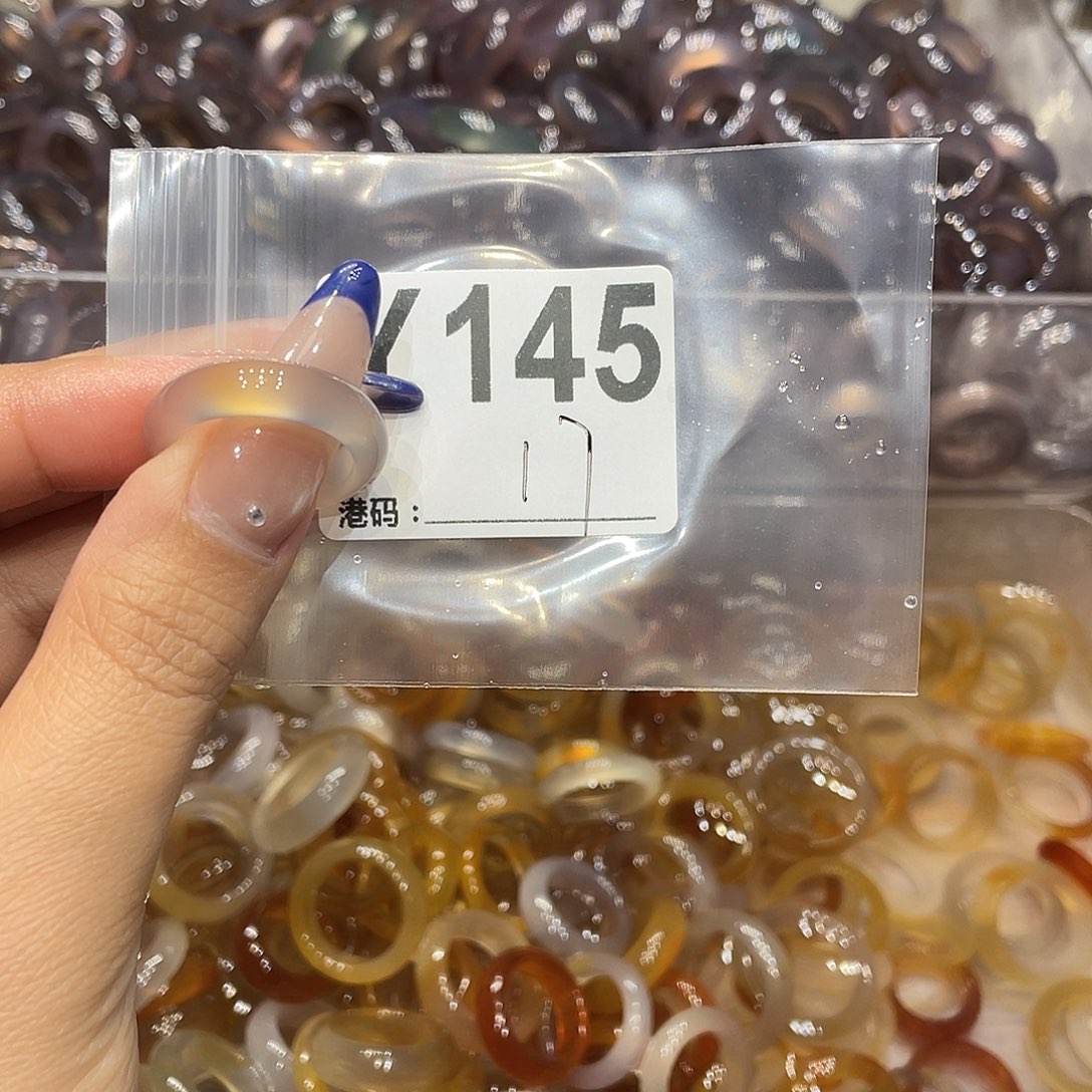 玛瑙/玉髓未镶嵌戒指145