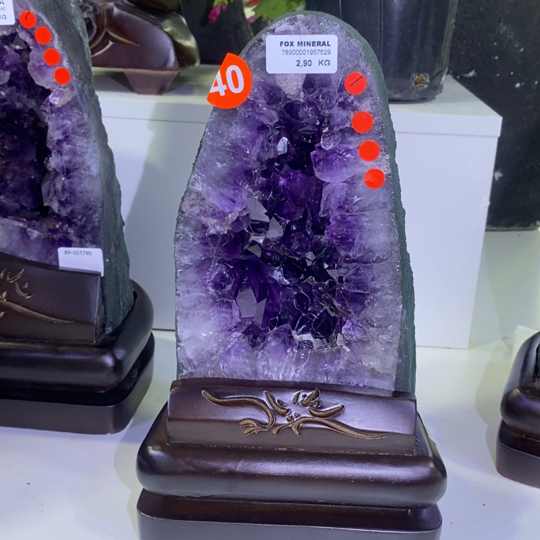 银S925镶嵌大型摆件（非配饰）紫晶