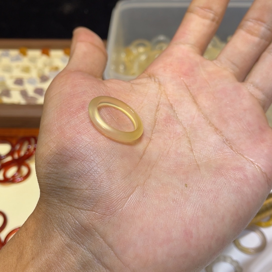 玛瑙/玉髓未镶嵌戒指281号港17