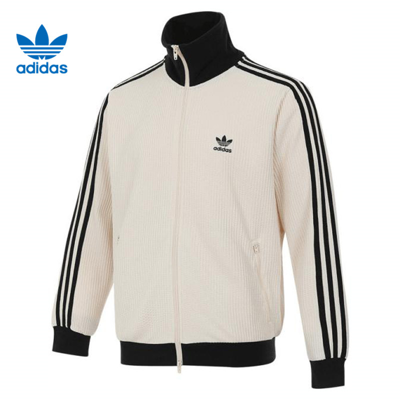 adidas阿迪达斯【环】三叶草中性运动休闲夹克外套JW0109