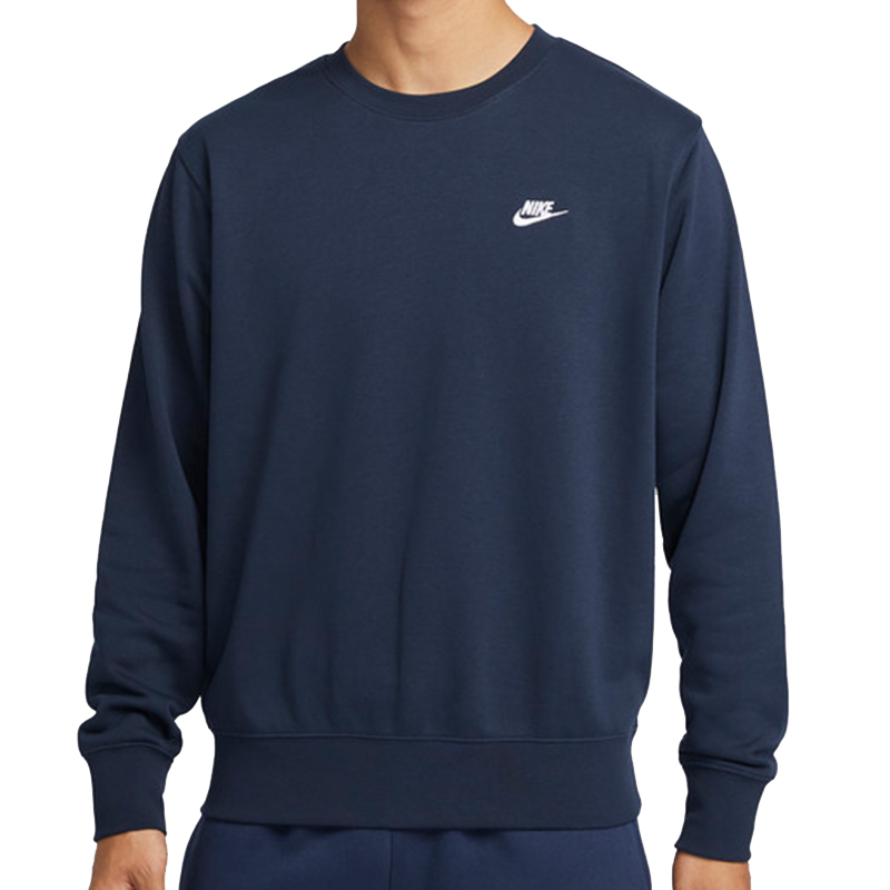 NIKE耐克男子AS M NK CLUB FT CREW针织无帽卫衣FN3889-451