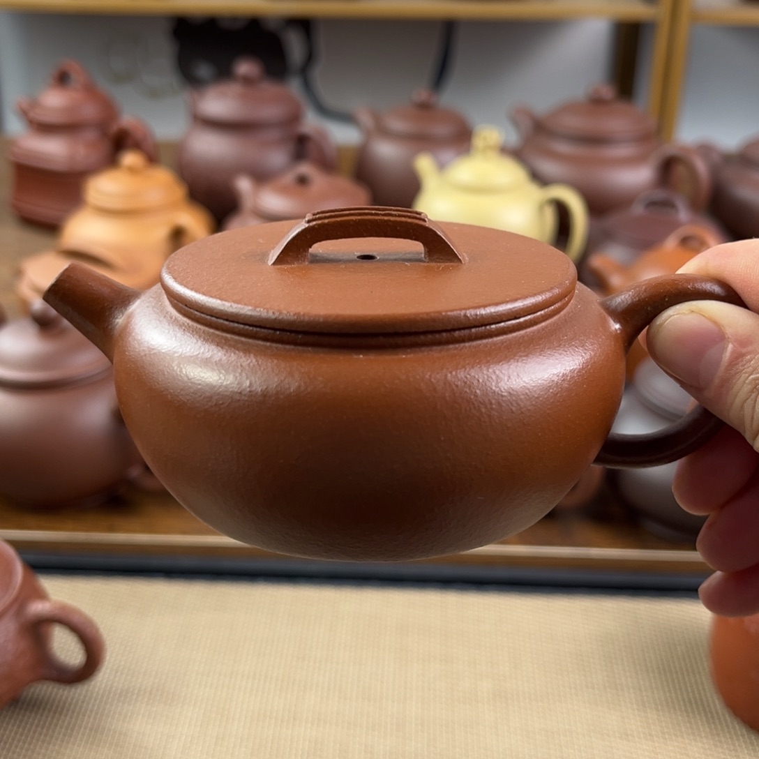 茶壶紫砂手工制作工艺精湛160cc