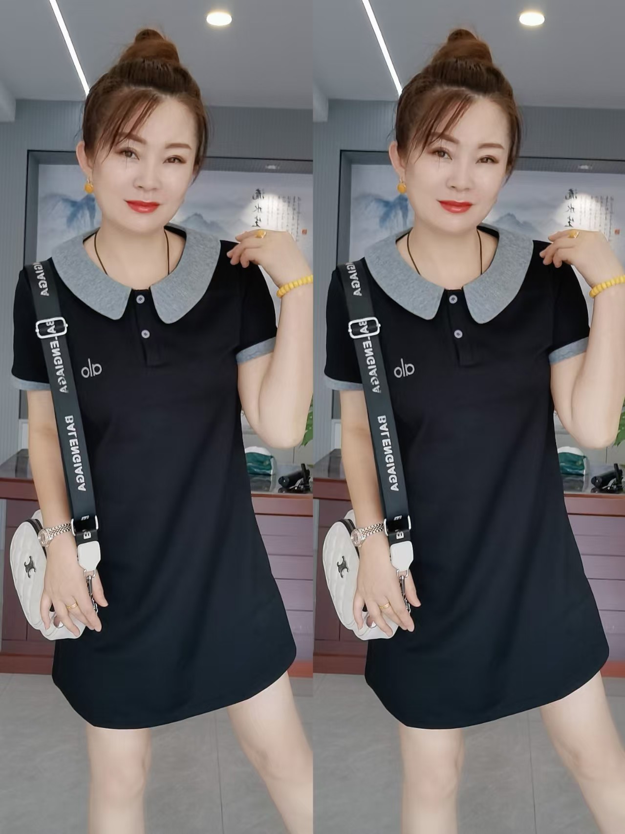 995夏季洋气百搭显瘦休闲运动连衣裙