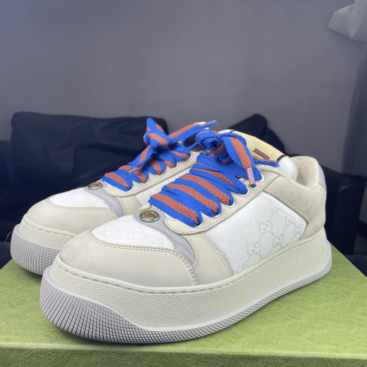 99新 GUCCI/古驰 脏脏面包鞋41码原盒97新