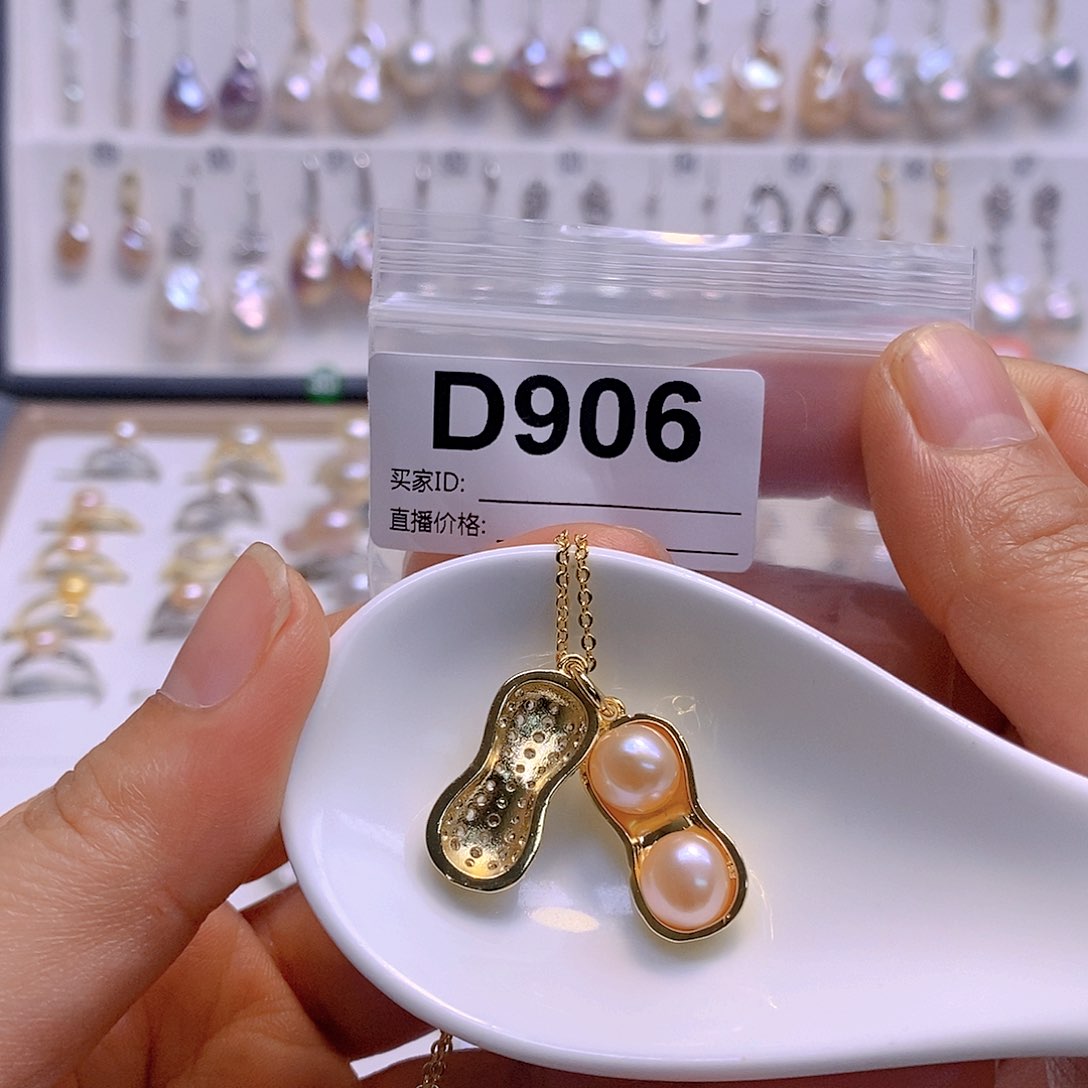 淡水珍珠颈饰银S925镶嵌