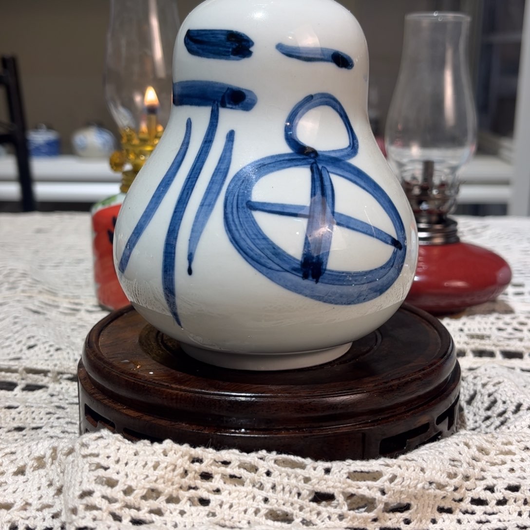摆件景德镇陶瓷香薰灯
