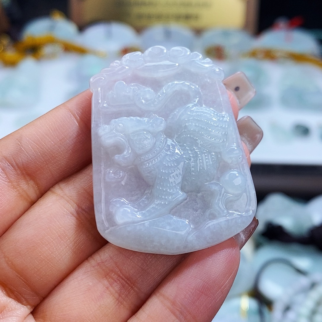 翡翠未镶嵌毛衣链9060