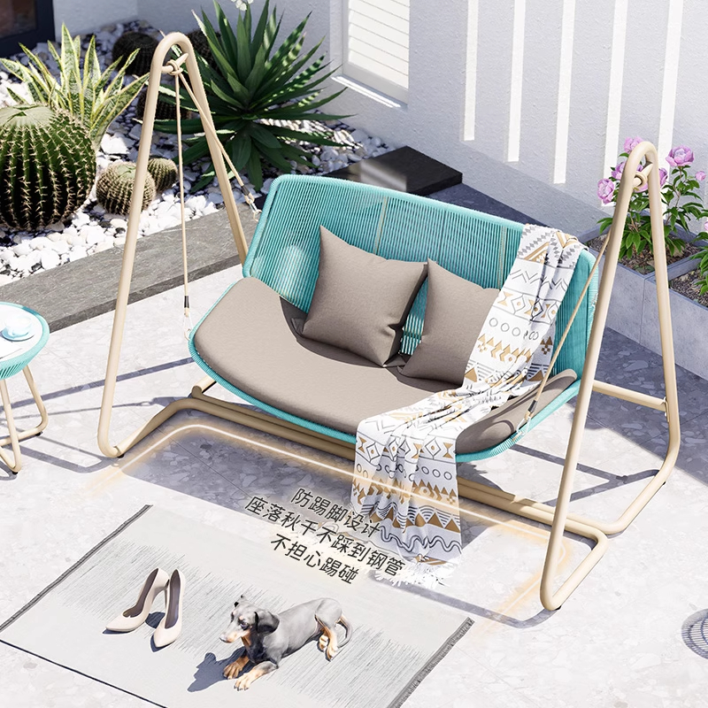 户外双人秋千椅户外成人秋千吊椅家用庭院秋千摇椅阳台秋千吊椅