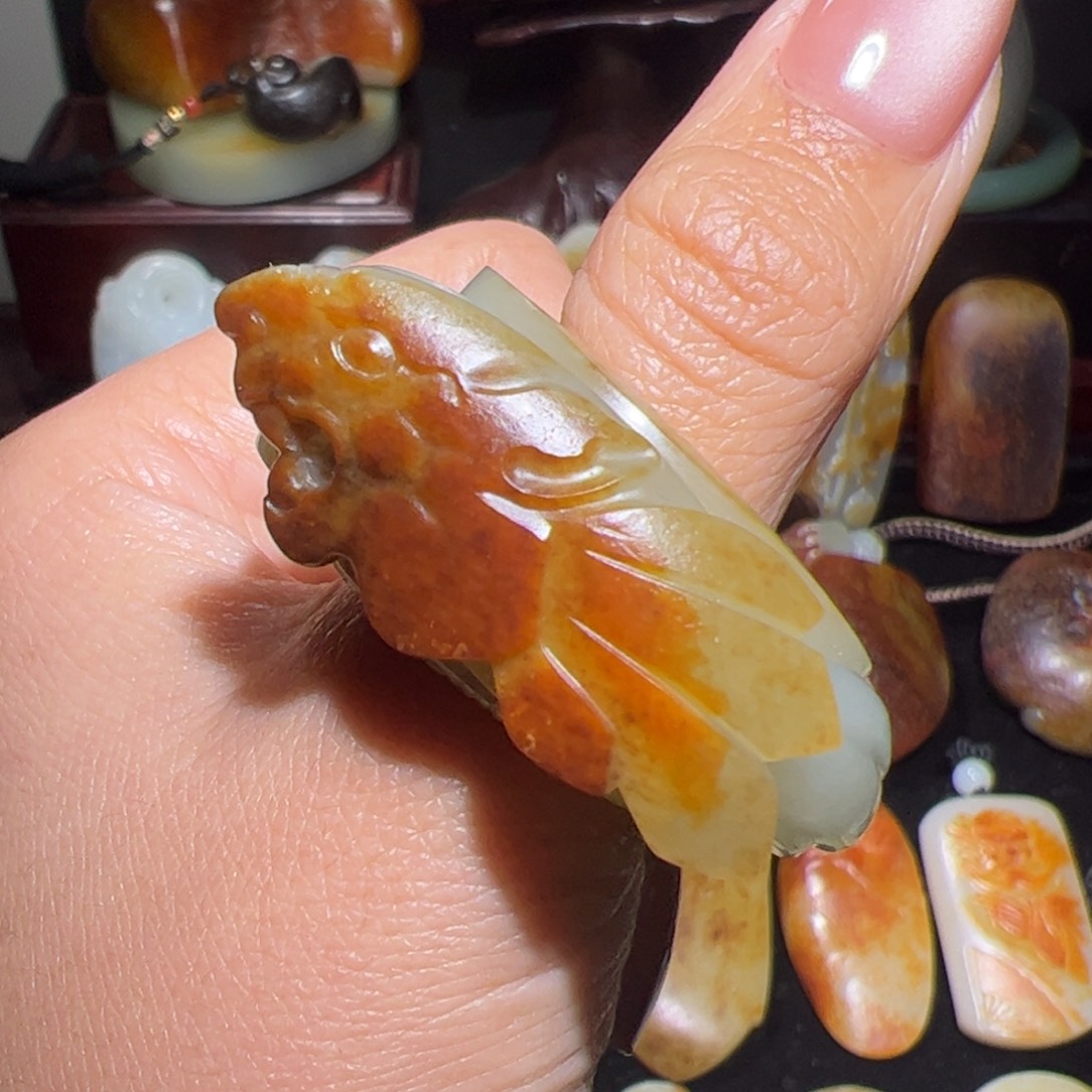 和田玉未镶嵌挂件