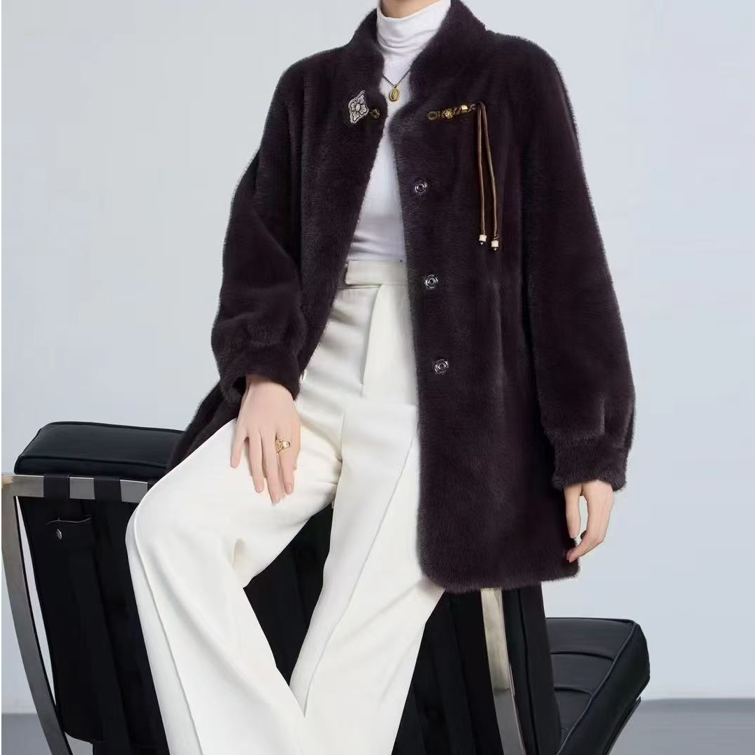 褶皱百搭冬季时尚修身中性高腰打底常规款开襟短外套针织薄款