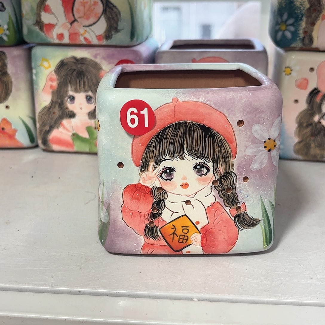 紫砂花盆手工花盆默认微瑕8/10