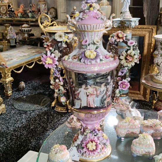 陶瓷花瓶高63厘米手工艺品摆件