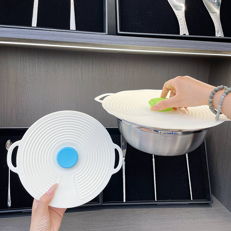 厨伯伯硅胶保鲜盖锅碗盘杯盖微波炉防溅盖万能密封盖子可重复使用