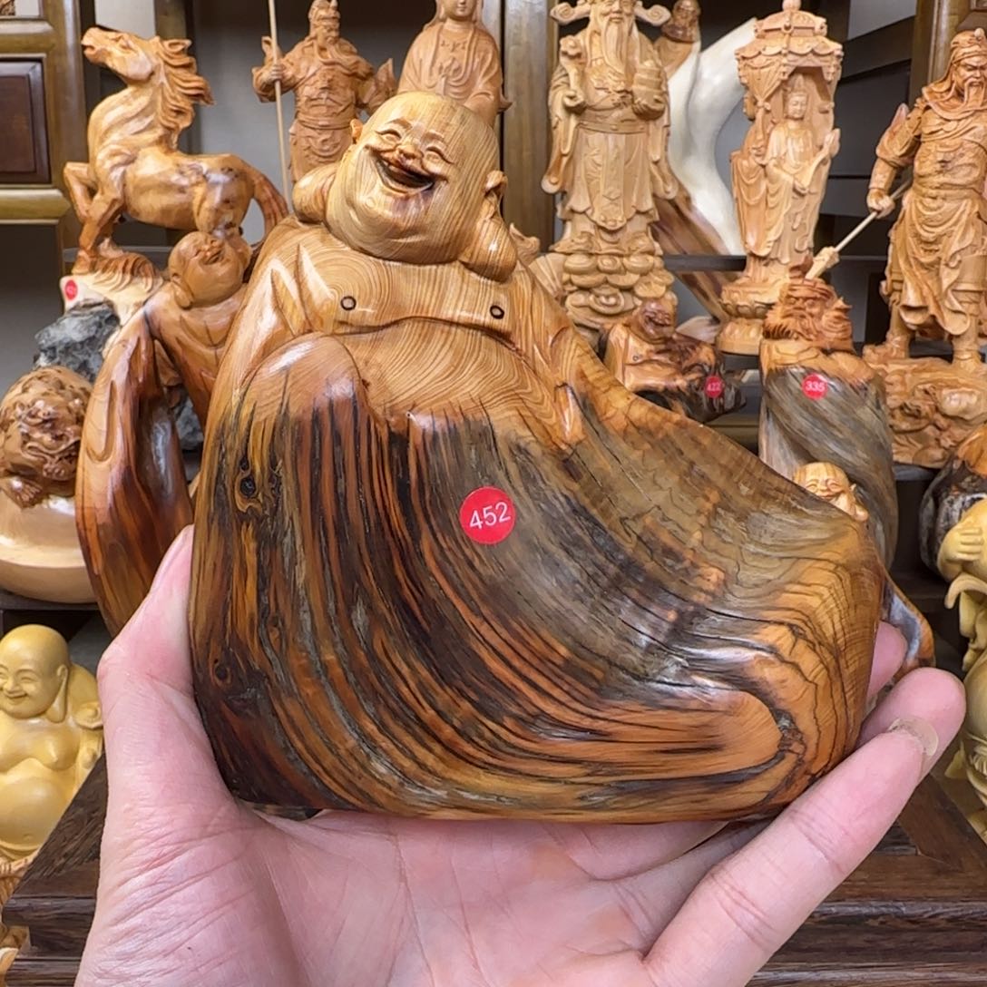 崖柏小木匠艺雕一物一拍