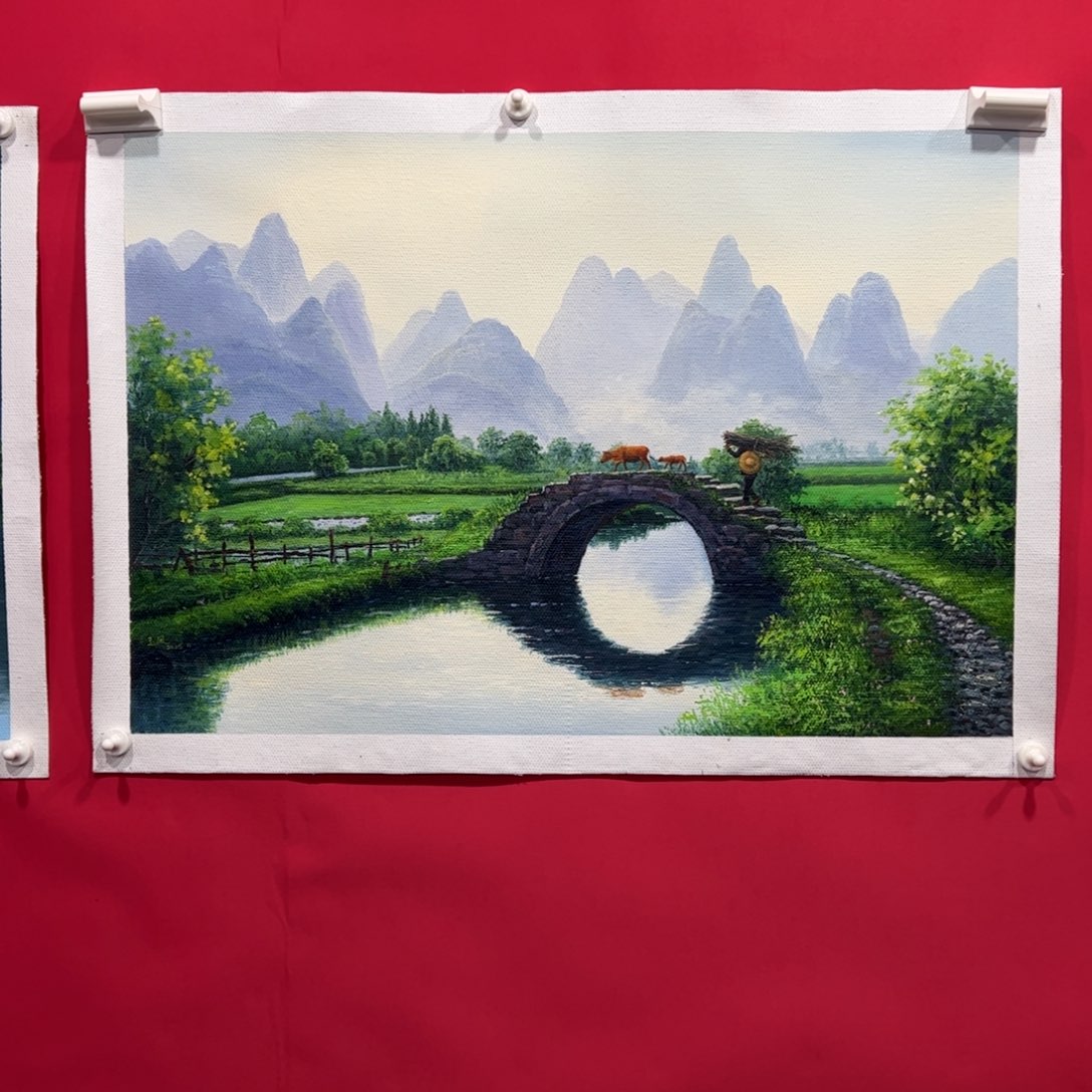 溪***流国画龙玉凤老师精品