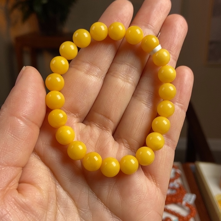 琥珀手链未镶嵌蜜蜡手串8