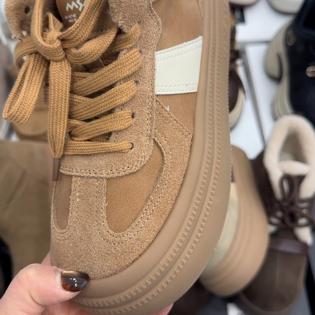 牛皮（革）玛莎玛索驼色德迅三六码