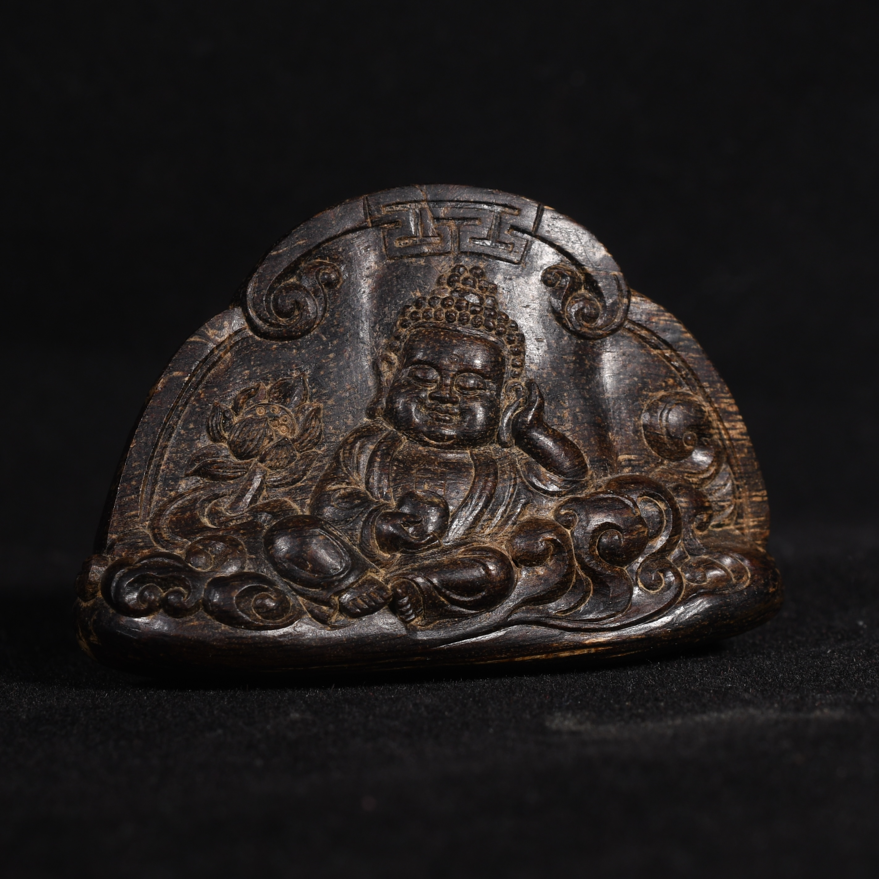 沉香达拉干沉香沉水手工雕刻件吊坠宝宝佛