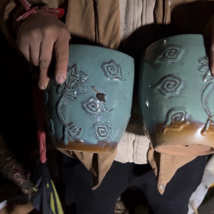 红陶口径 高度 花盆 16 18