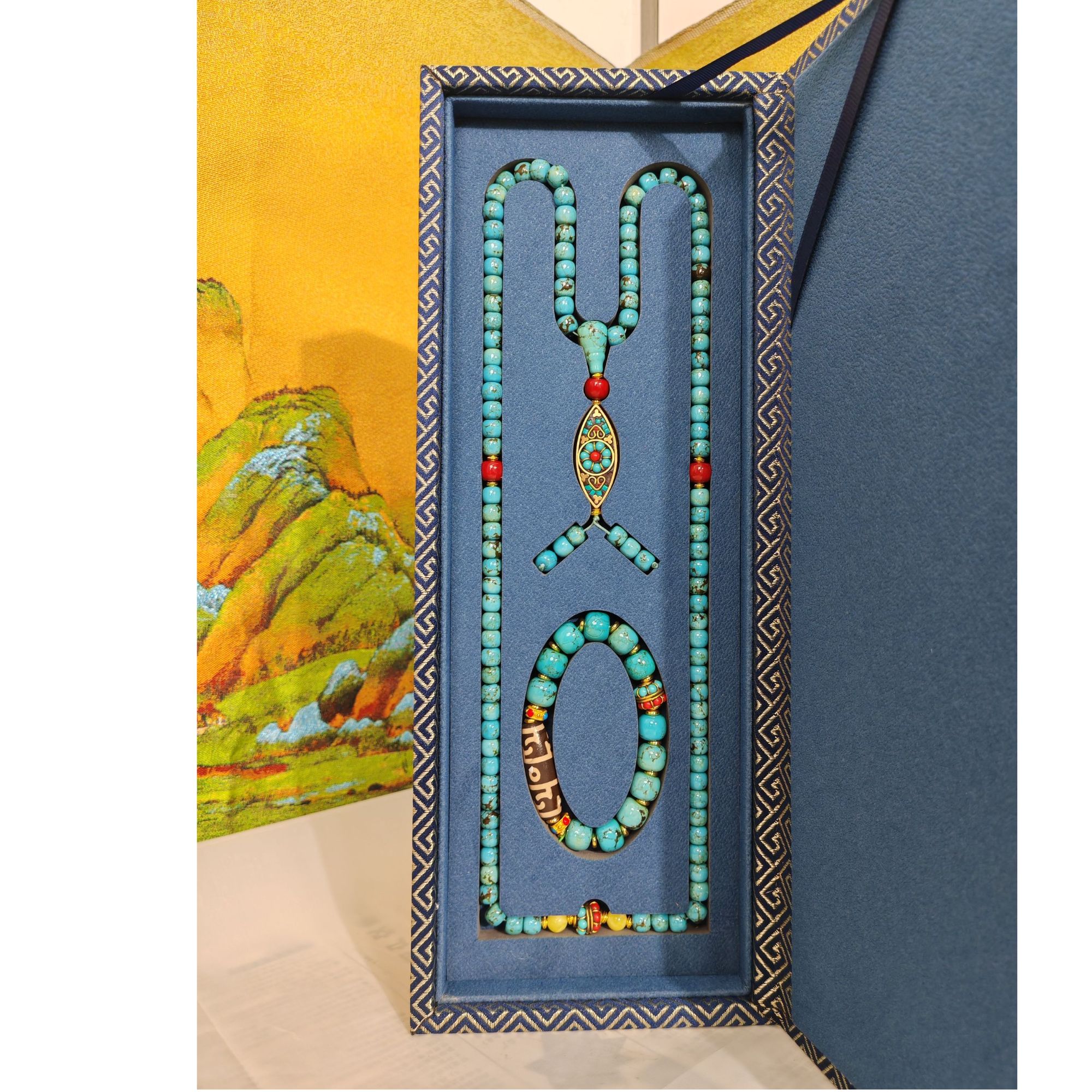 【闪购商品】绿石手串脖挂套装