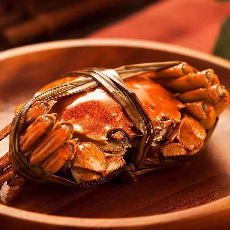 活蟹【苏州大闸蟹】 现发精品公蟹6两母蟹5两 6只+2只 到手8只