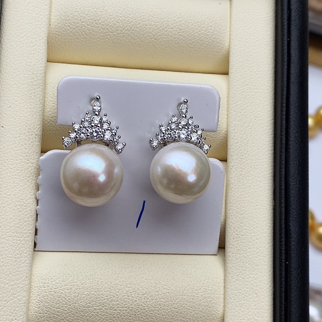 颈饰淡水珍珠银S925镶嵌