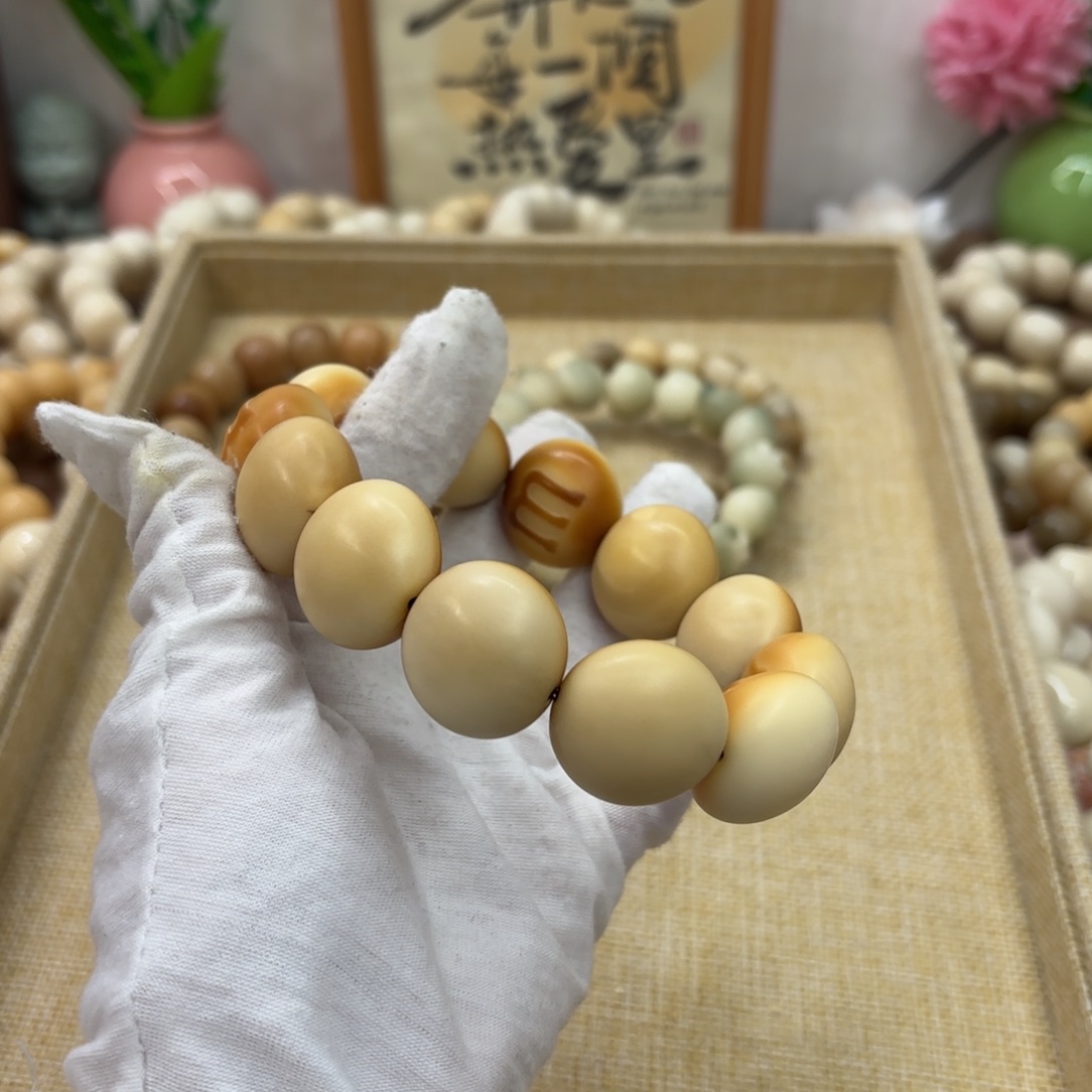 菩提根/象牙果吊坠牙果大瑕疵干磨305