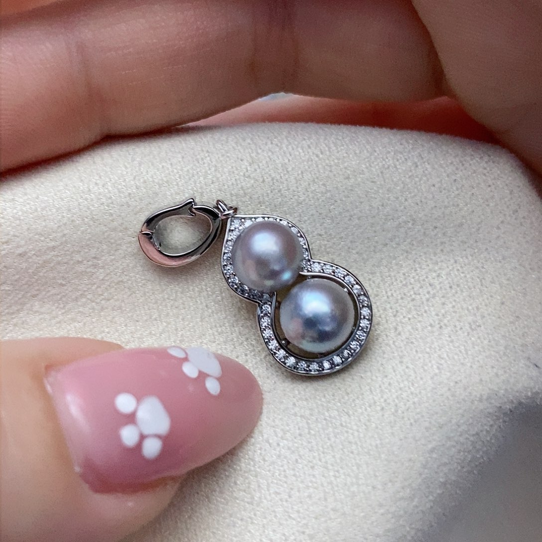 【闪购商品】海水珍珠颈饰银S925镶嵌