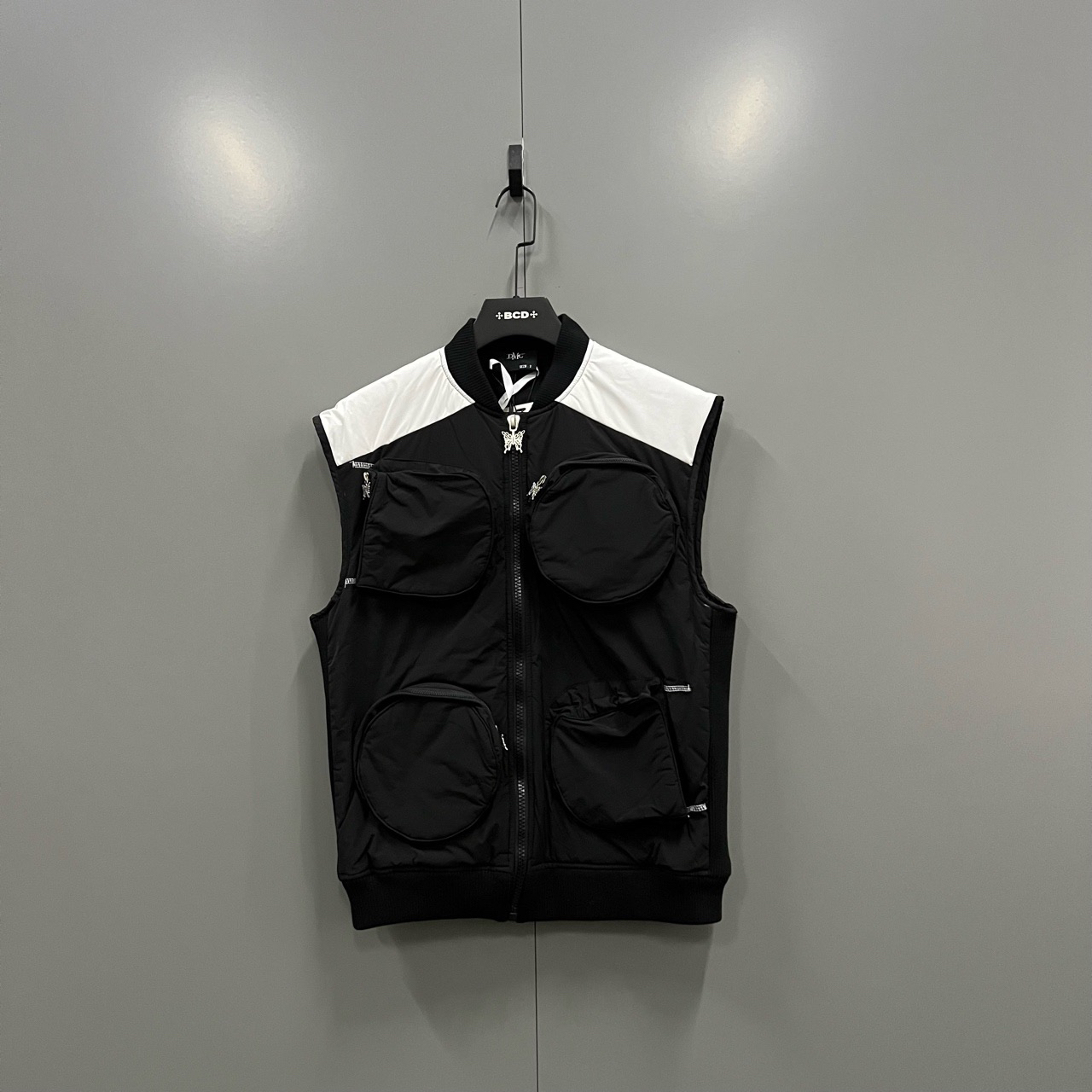 95新 maje （ll）DMC拼色马甲 S码 /全新008551