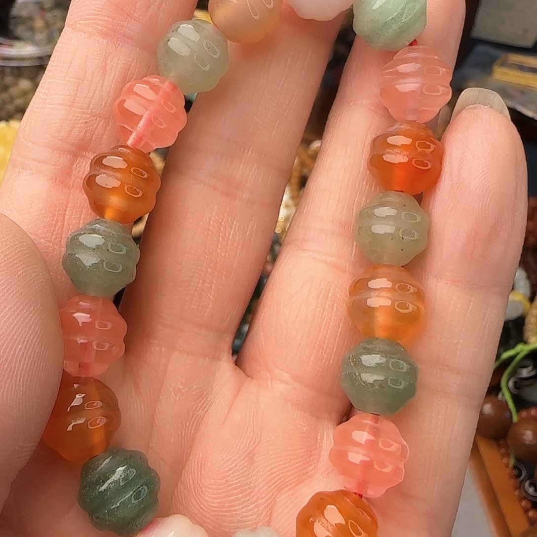 玛瑙/玉髓手链合金