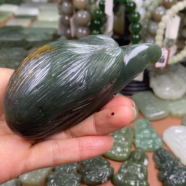 和田玉未镶嵌吊坠(不含链)予