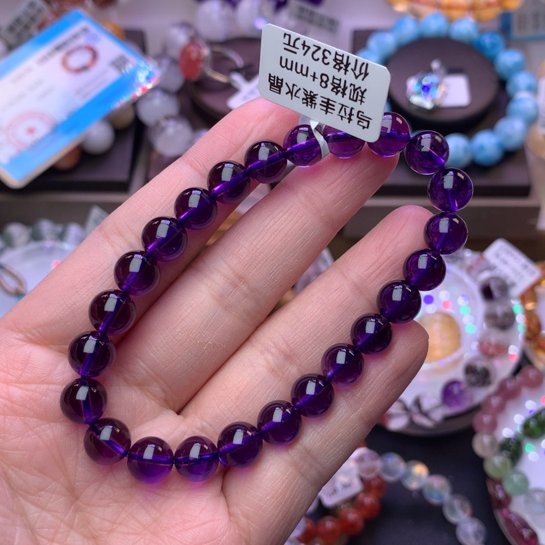 水晶手链未镶嵌奶*包手链