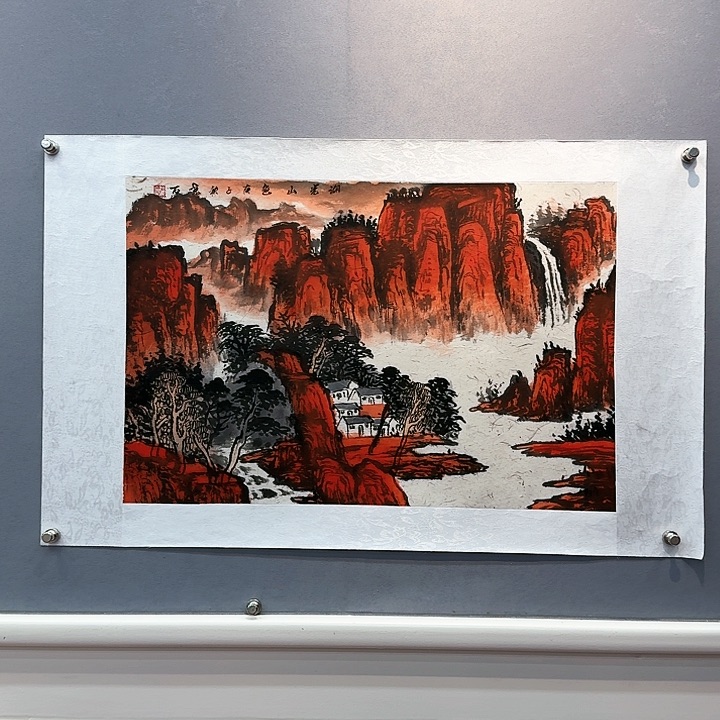 国画书法作品多次参加