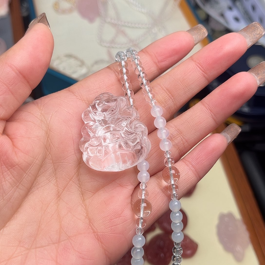 水晶珠宝半成品未镶嵌十*白77