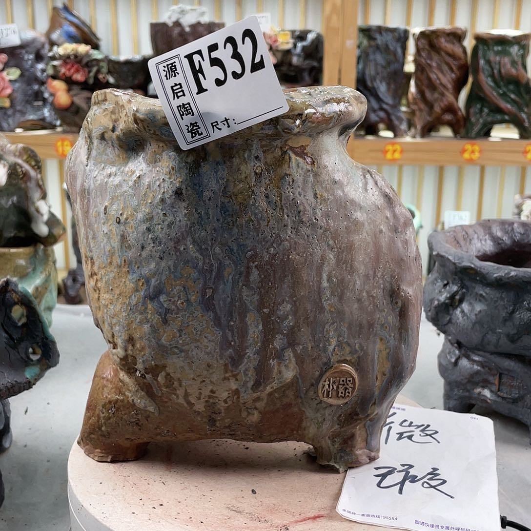 紫砂花盆手工制作默认微瑕532