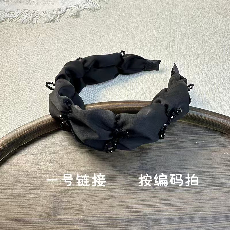 【卓菲发饰】原单设计V001编码现货发饰发圈手工气质时尚头饰7.24晚