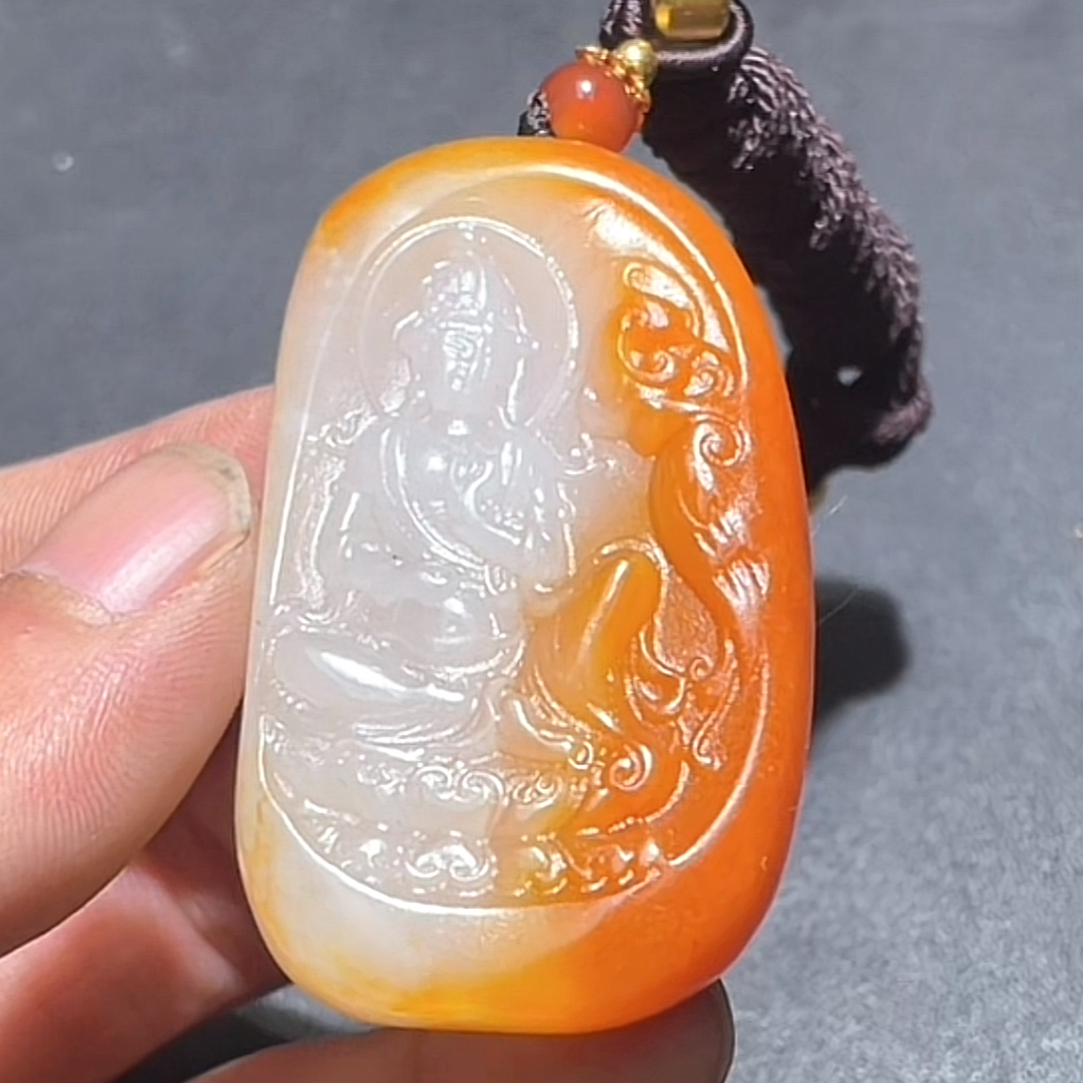 和田玉玉石挂件 d1208拍一发一