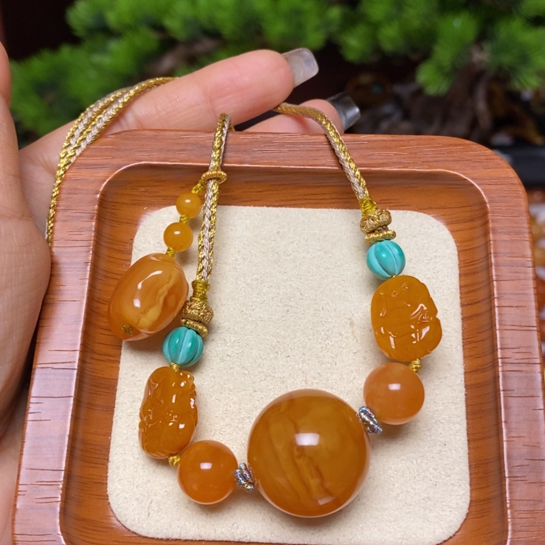 【闪购商品】蜜蜡颈饰未镶嵌项链