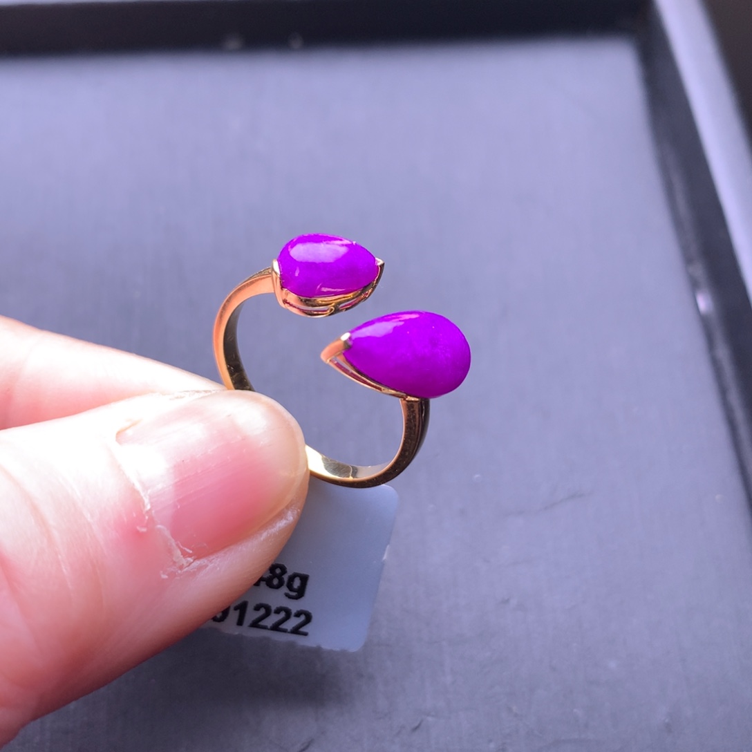 苏纪石（舒俱来）戒指18K金镶嵌