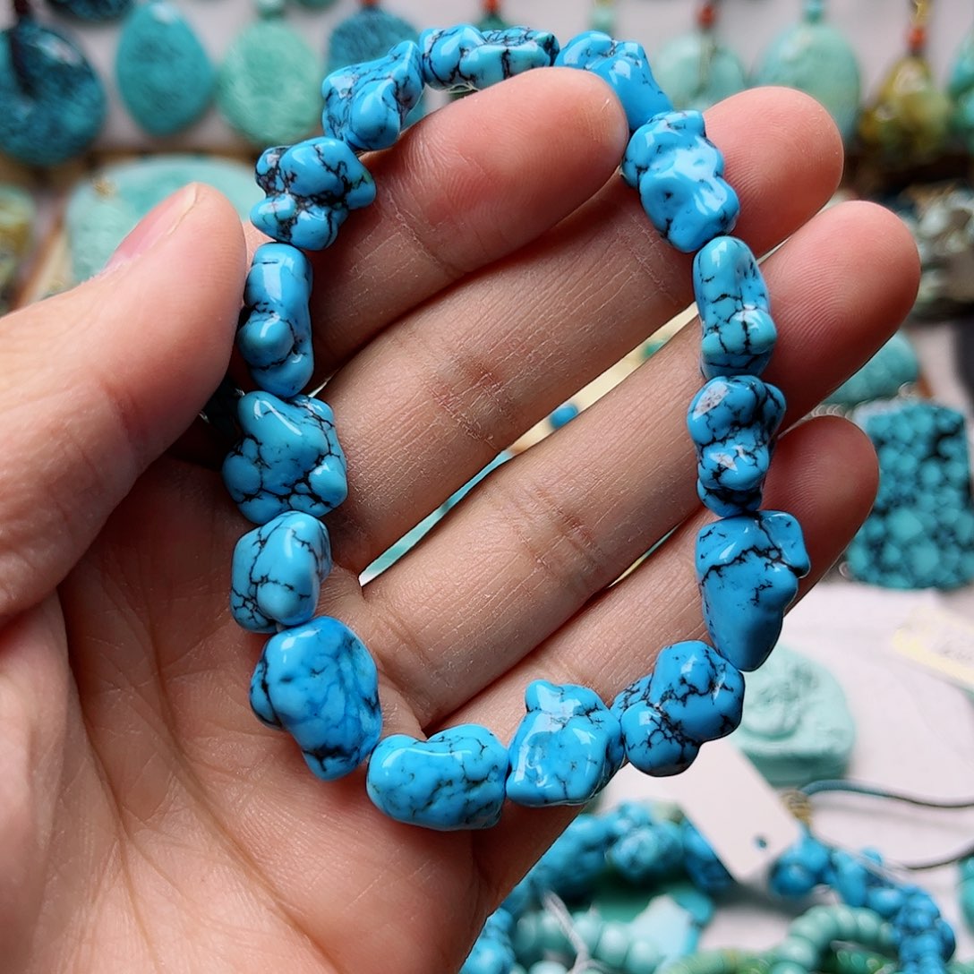 绿松石珠宝奇石未镶嵌半****