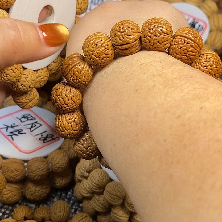 老***五桃核手串野生小龙鳞1.7/1.8