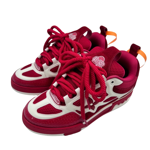 99新 LouisVuitton/路易威登 6.5码40.5码白红skate99新vv1045