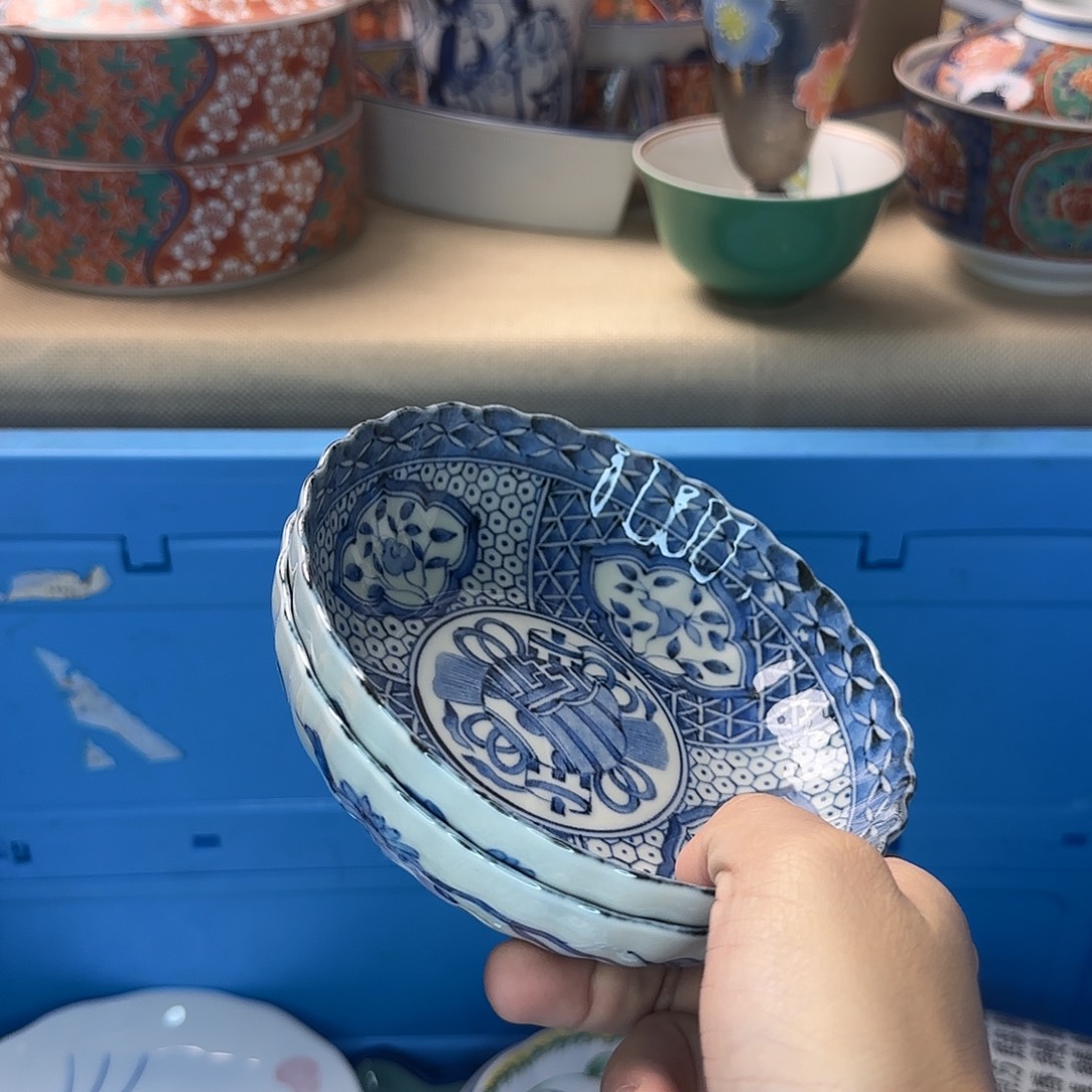 伶***俐瓷片452 回流日瓷全场满18米包邮