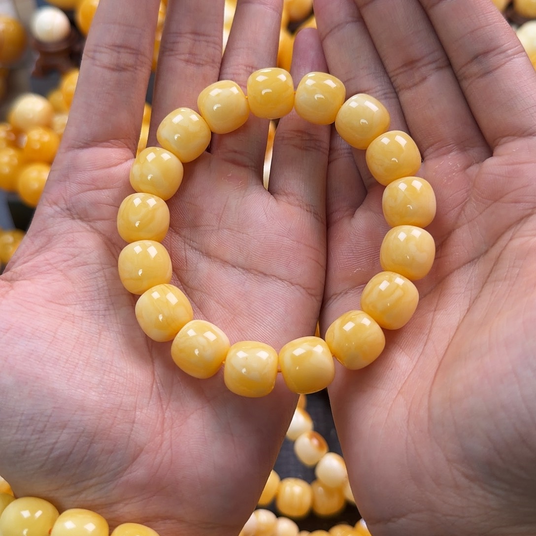 琥珀未镶嵌珠宝奇石14mm同料