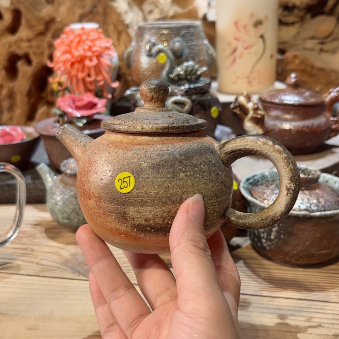 【闪购商品】柴烧茶具手工茶杯茶壶257